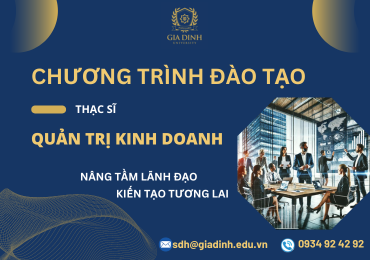 THẠC SĨ QUẢN TRỊ KINH DOANH