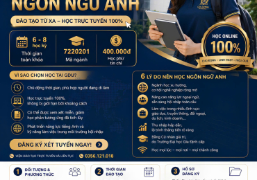 Thông báo tuyển sinh ngành Ngôn ngữ Anh