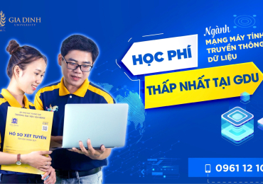 Ngành nào có học phí thấp nhất tại GDU? 