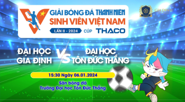GDU chính thức “góp mặt” tại Giải bóng đá Thanh Niên sinh viên Việt Nam lần II – 2024  