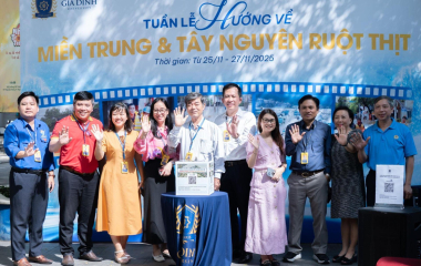 Trường Đại học Gia Định (GDU) huy động hơn 1 tỷ đồng ủng hộ đồng bào miền Trung và Tây Nguyên bị ảnh hưởng thiên tai