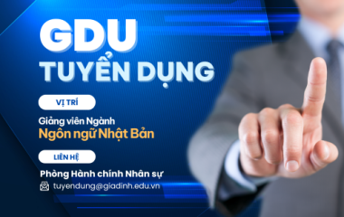 Tuyển dụng Giảng viên cơ hữu ngành Ngôn ngữ Nhật Bản