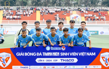 Tân binh GDU thi đấu hết mình tại trận khai mạc Giải bóng đá Thanh Niên sinh viên Việt Nam lần II - 2024 