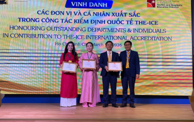 Trường đại học đầu tiên tại Việt Nam đạt chuẩn kiểm định quốc tế của THE-ICE