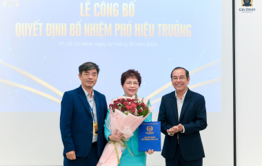 PGS.TS.BS Lâm Hoài Phương làm Phó Hiệu trưởng Trường Đại học Gia Định