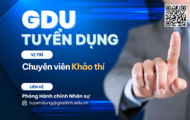 Tuyển dụng Chuyên viên Khảo thí