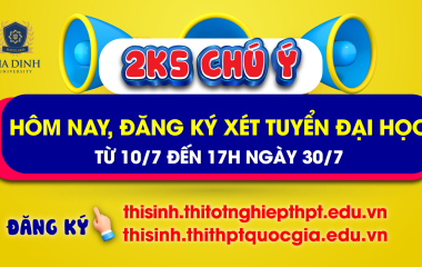 2K5 chú ý, hôm nay đăng ký xét tuyển đại học 2023 