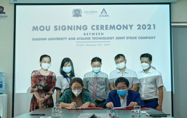 Đại học Gia Định ký kết thỏa thuận hợp tác với Công ty Cổ phần Công nghệ Atalink