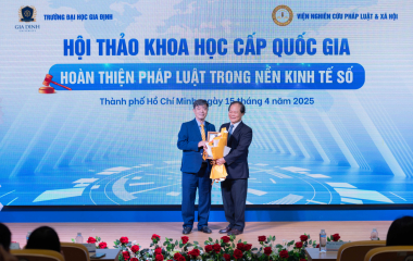 Trường Đại học Gia Định đồng hành cùng hội thảo “Hoàn thiện pháp luật trong nền kinh tế số”