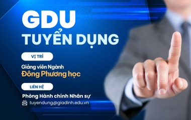 Tuyển dụng Giảng viên cơ hữu ngành Đông phương học