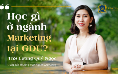 Học gì ở ngành Marketing tại GDU 