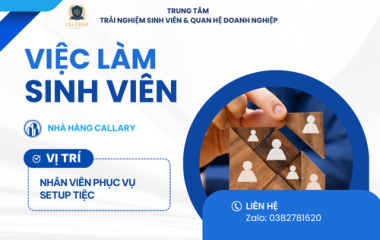 Nhân Viên Phục Vụ Nhà Hàng Tiệc Cưới