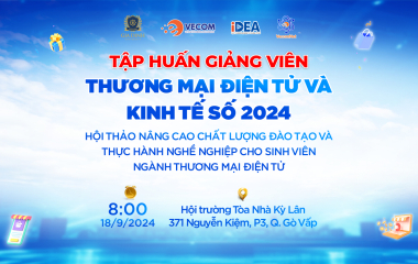 VECOM x GDU: 150 chuyên gia “quy tụ” tại GDU trong Chương trình Tập huấn giảng viên thương mại điện tử và kinh tế số năm 2024 