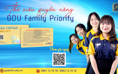Thẻ siêu quyền năng GDU Family Priority 