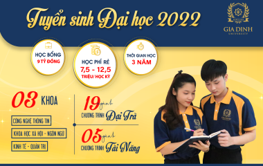 Trường Đại học Gia Định công bố đề án (DK) tuyển sinh 2022