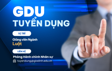 Tuyển dụng Giảng viên cơ hữu ngành Luật