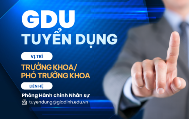 Tuyển dụng Trưởng khoa/ Phó Trưởng khoa  