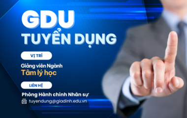 Tuyển dụng Giảng viên cơ hữu ngành Tâm lý học