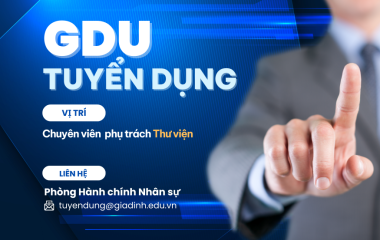 Tuyển dụng Chuyên viên phụ trách Thư viện