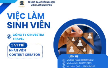 ​​​​​​​NHÂN VIÊN CONTENT CREATOR