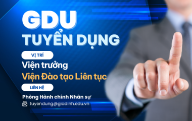 Tuyển dụng Viện trưởng Viện Đào tạo Liên tục