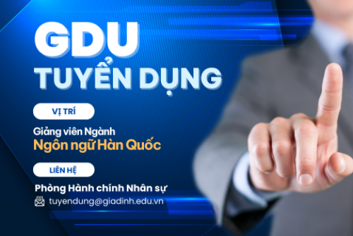 Tuyển dụng Giảng viên cơ hữu ngành Ngôn ngữ Hàn Quốc