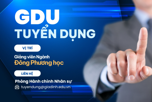 Tuyển dụng Giảng viên cơ hữu ngành Đông phương học