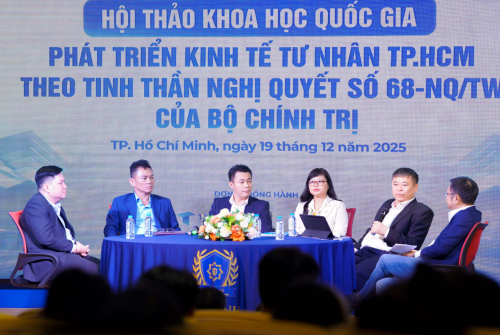 Hội thảo khoa học quốc gia 2025: Tạo đột phá cho kinh tế tư nhân TP.HCM trong giai đoạn 2026 - 2030