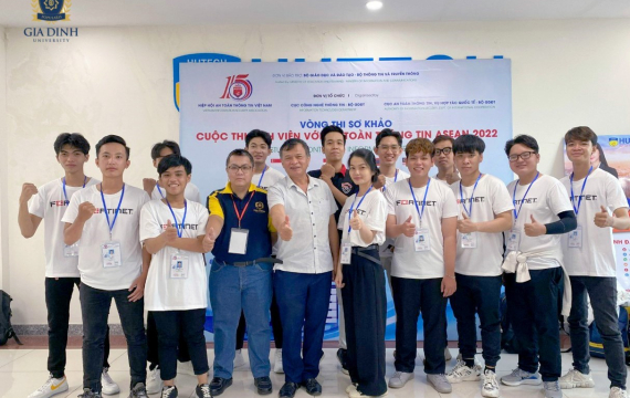 Sinh viên công nghệ thông tin GDU vào bán kết cuộc thi "Sinh viên với an toàn thông tin ASEAN” 2023 
