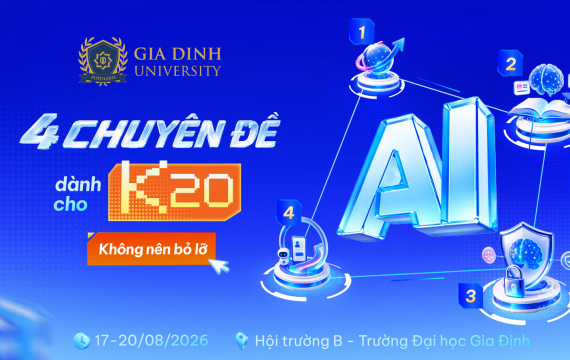 Trường Đại học Gia Định triển khai chuỗi 4 chuyên đề AI chào đón tân sinh viên K20 