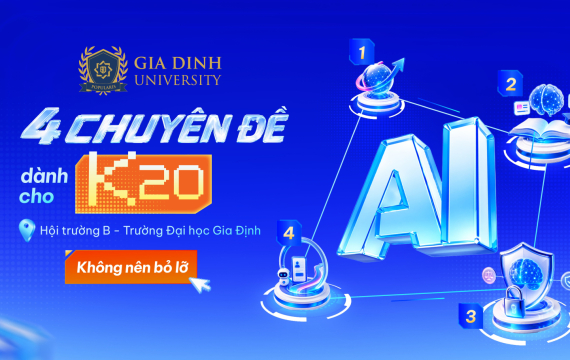 Trường Đại học Gia Định triển khai chuỗi 4 chuyên đề AI chào đón tân sinh viên K20 
