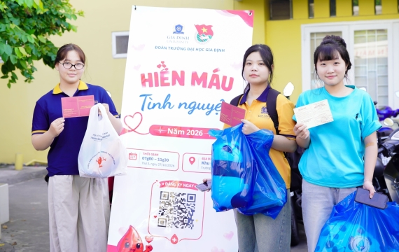 GDU lan tỏa tinh thần nhân ái qua chương trình Hiến máu tình nguyện 2026