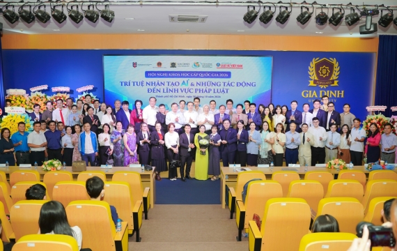 Hội nghị khoa học cấp quốc gia tại GDU: Thúc đẩy nghiên cứu pháp luật trong bối cảnh phát triển AI 