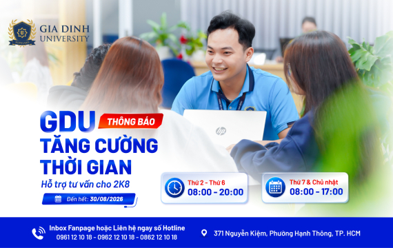 GDU đồng hành cùng thí sinh sau kỳ thi tốt nghiệp THPT 2026