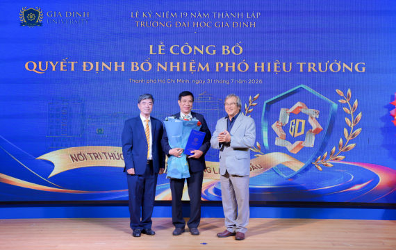 Trường Đại học Gia Định bổ nhiệm tân Phó Hiệu trưởng