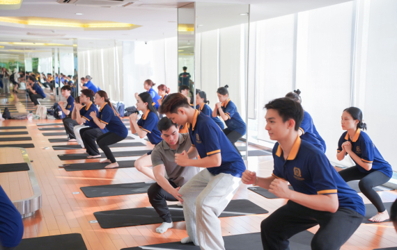 Sinh viên GDU trải nghiệm học phần Gym tại California Fitness & Yoga: Học để khỏe, tập để hiểu cơ thể