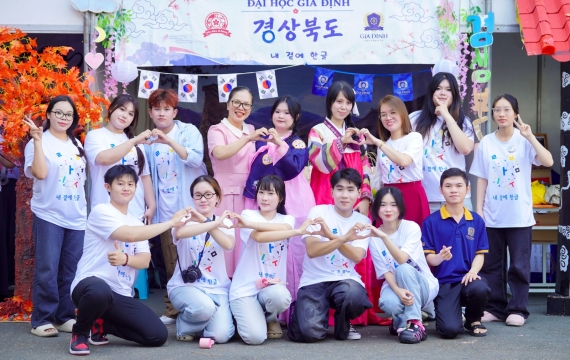 Sinh viên GDU khám phá sắc màu văn hóa Hàn Quốc tại Hangeul Festival 2026