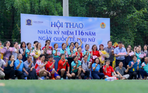 Trường Đại học Gia Định tổ chức Hội thao chào mừng 116 năm ngày Quốc tế Phụ nữ 8/3