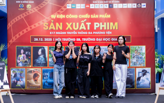 Khi sinh viên kể chuyện bằng điện ảnh: Dư âm cảm xúc từ buổi công chiếu phim tại Trường Đại học Gia Định