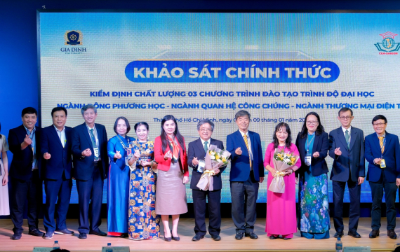 Trường Đại học Gia Định khai mạc khảo sát chính thức đánh giá ngoài 3 chương trình đào tạo theo thông tư mới