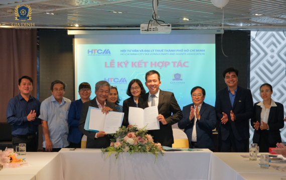Lễ ký kết thỏa thuận hợp tác giữa Trường Đại học Gia Định (GDU) và Hội tư vấn và đại lý thuế TP.HCM (HTCAA)