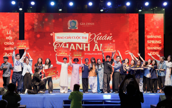 Trường Đại học Gia Định trao giải cuộc thi “Xuân - Khoe Sắc” và “Xuân - Thanh Âm”
