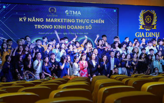 Sinh viên GDU “chạm thực tế” cùng chuyên gia tại Workshop “Kỹ năng Marketing thực chiến trong kinh doanh số”