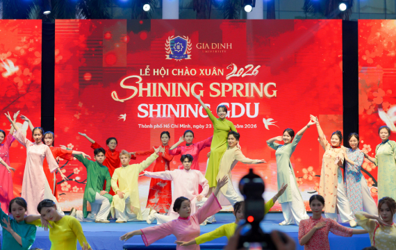 Lễ hội chào xuân 2026: Bùng nổ cảm xúc - Tỏa sáng sắc xuân tại Trường Đại học Gia Định