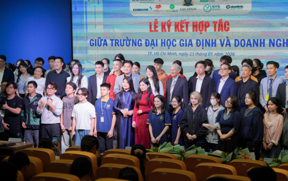 Trường Đại học Gia Định ký kết hợp tác doanh nghiệp - Mở rộng cơ hội nghề nghiệp, tăng cường kết nối thực tiễn cho sinh viên 