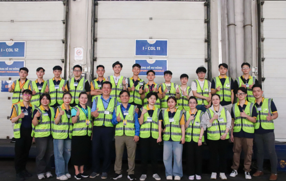 Sinh viên GDU trải nghiệm thực tế tại Công ty Cổ phần Dịch vụ Hàng hóa Tân Sơn Nhất