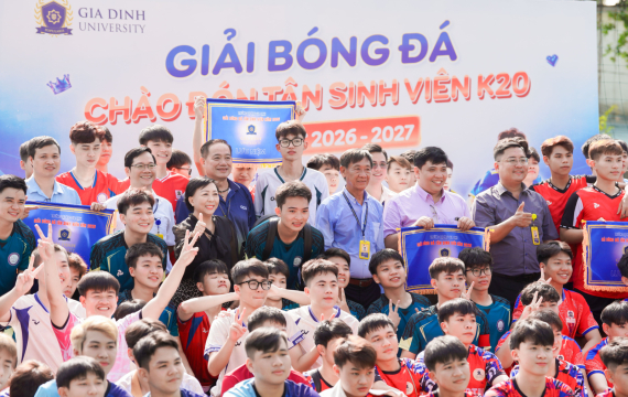 GDU khai mạc Giải bóng đá chào đón tân sinh viên năm học 2026 – 2027