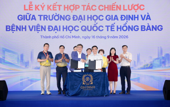 GDU mở rộng hợp tác với Bệnh viện Đại học Quốc tế Hồng Bàng và Sunwah English Education