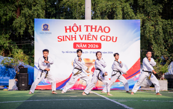 Khai mạc Hội thao Sinh viên GDU 2026: Lan tỏa tinh thần thể thao, bùng nổ sức trẻ sinh viên