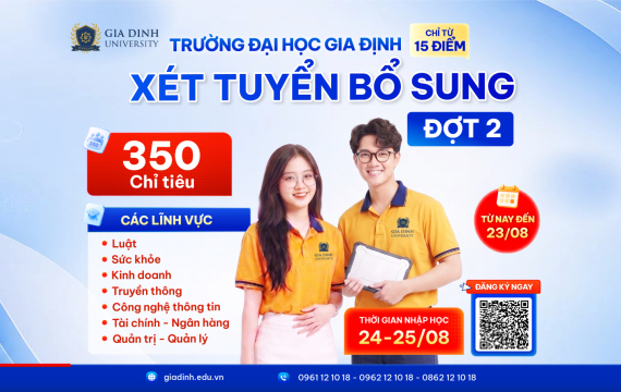 GDU mở đợt xét tuyển bổ sung cuối với 350 chỉ tiêu ở 15 ngành đào tạo